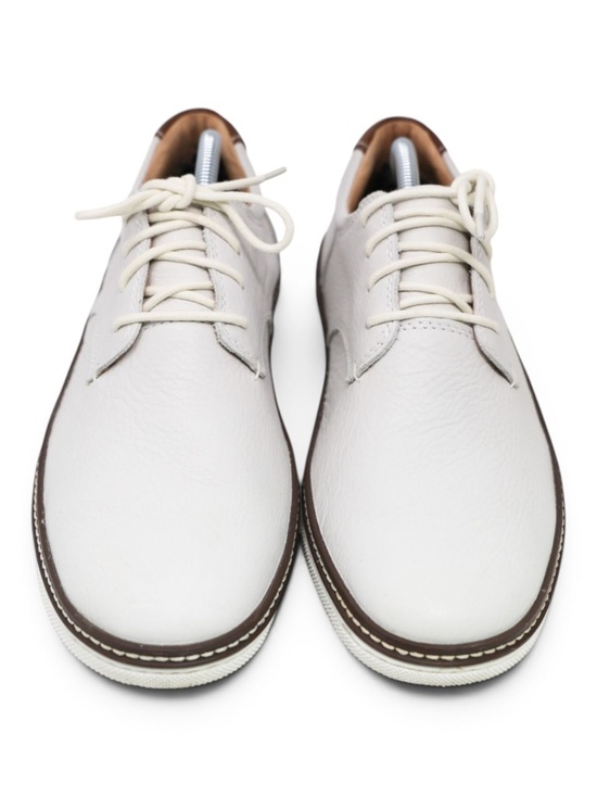 Johnston & Murphy McGuffey Sheepskin White Leather Lace-Up Shoes – Men\'s Size 9. main image 4